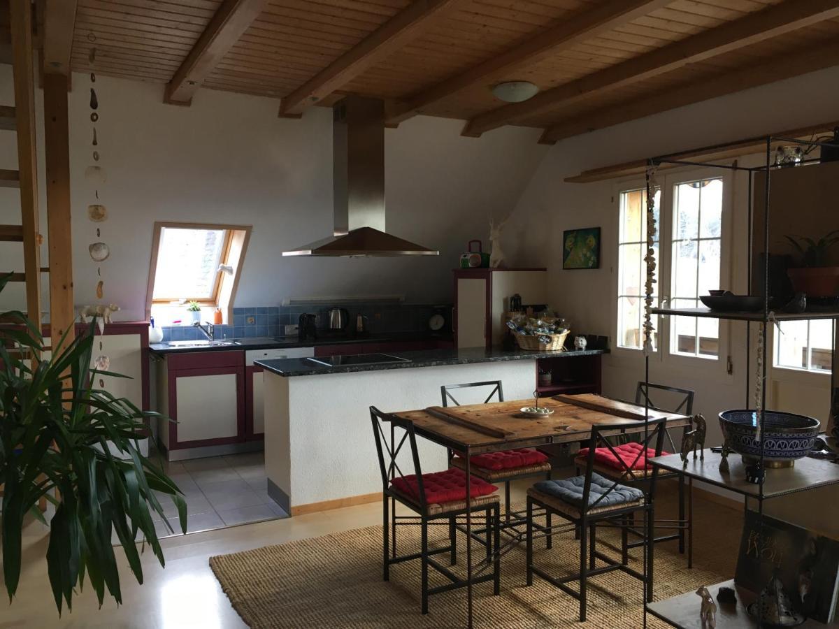 3,5 Zimmerferienwohnung Schwalbenaescht Rueeggisberg Экстерьер фото